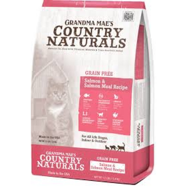 Country Naturals Grain Free Salmon & Salmon Meal Recipe for Cats 低敏感無穀物三文魚全貓種精簡配方 3lbs